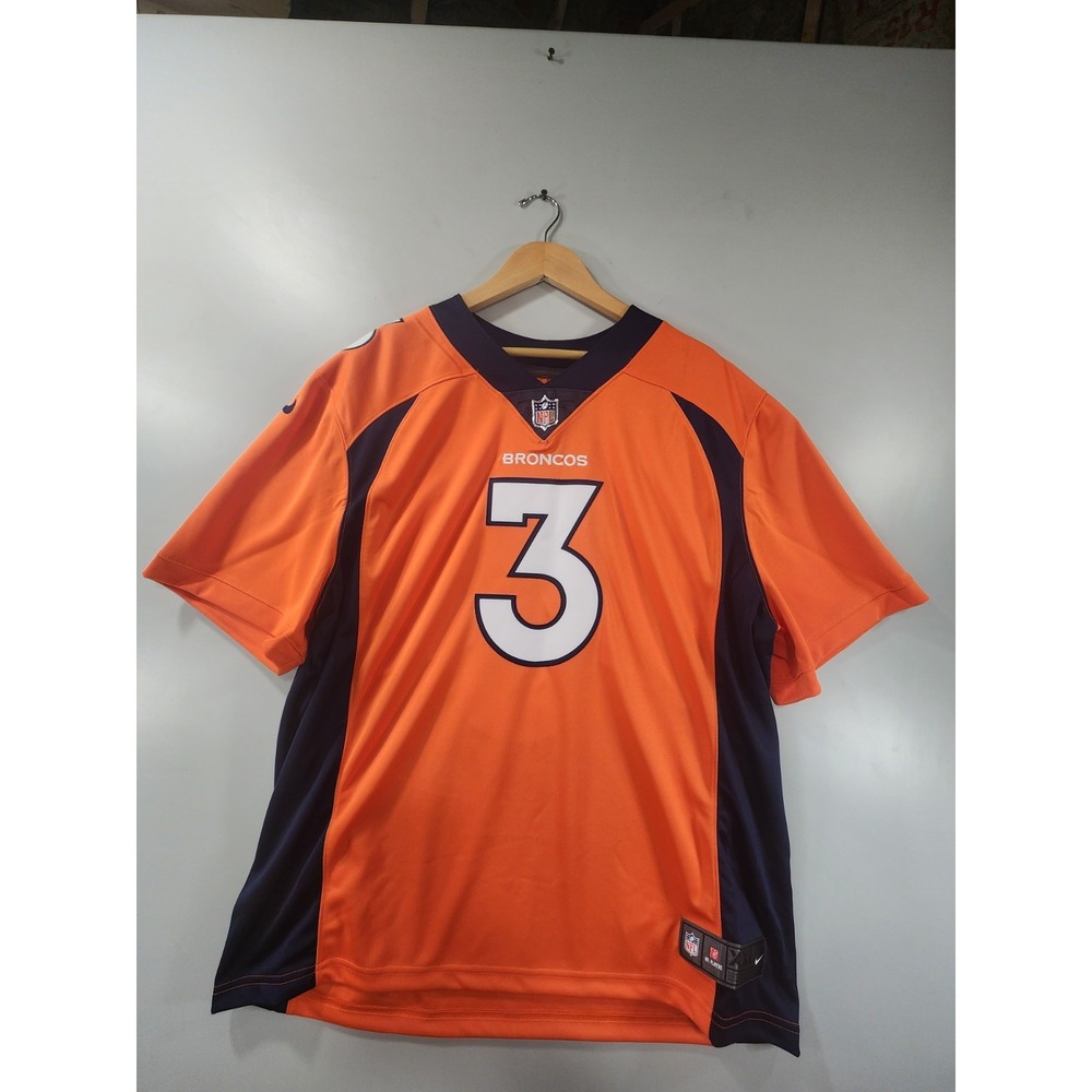 NEW W/ TAGS! NIKE NFL DENVER BRONCOS #3 WILSON FOOTBALL JERSEY XXLARGE DRI-FIT
